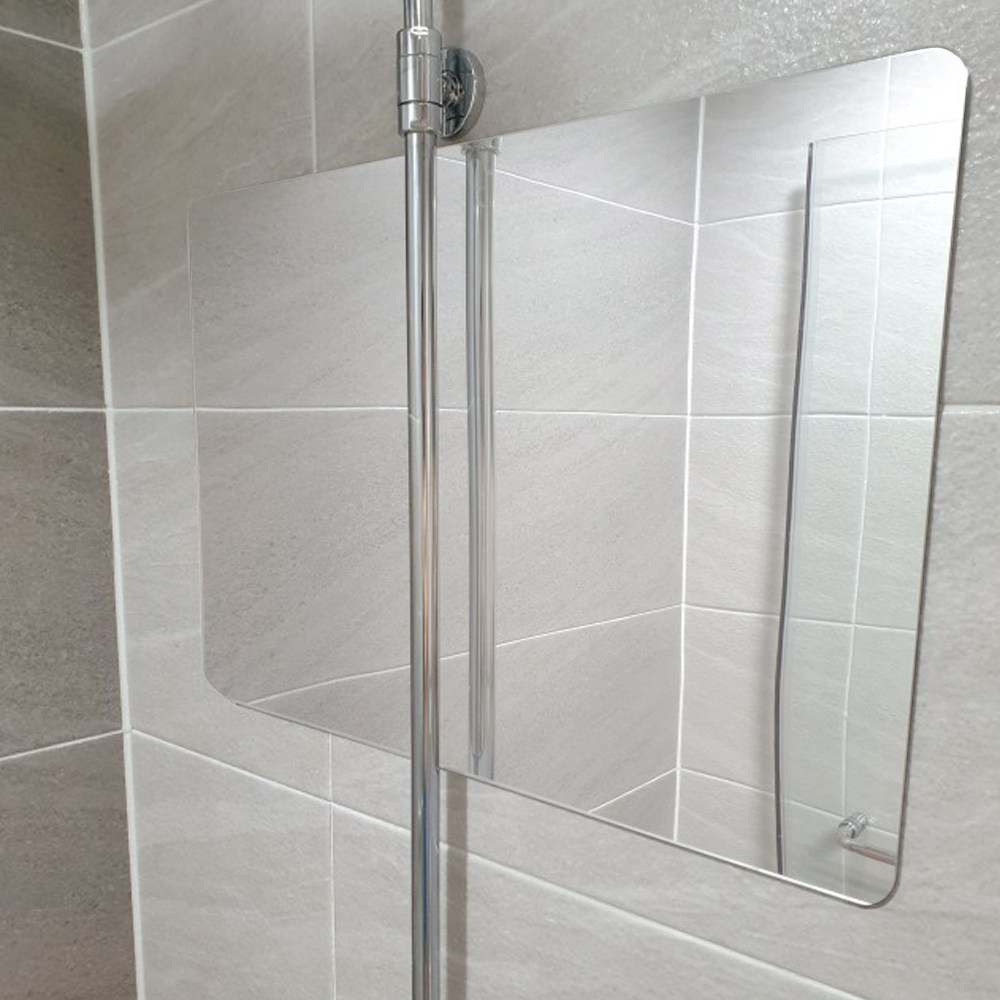 대형 모칸도 아크릴 거울 45X60cm 모서리 라운드형 접착식 DIY거울 두께 2mm, 모서리라운드 45X60 2mm 17,900원