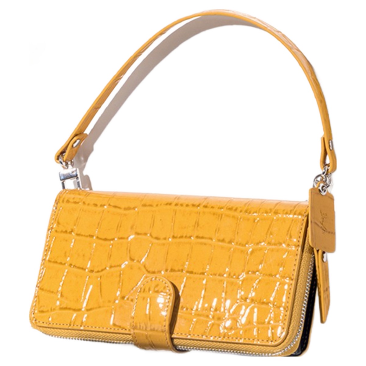 BonAtti HERES 천연소가죽 악어 지퍼 지갑 케이스+핸드스트랩 87,000원