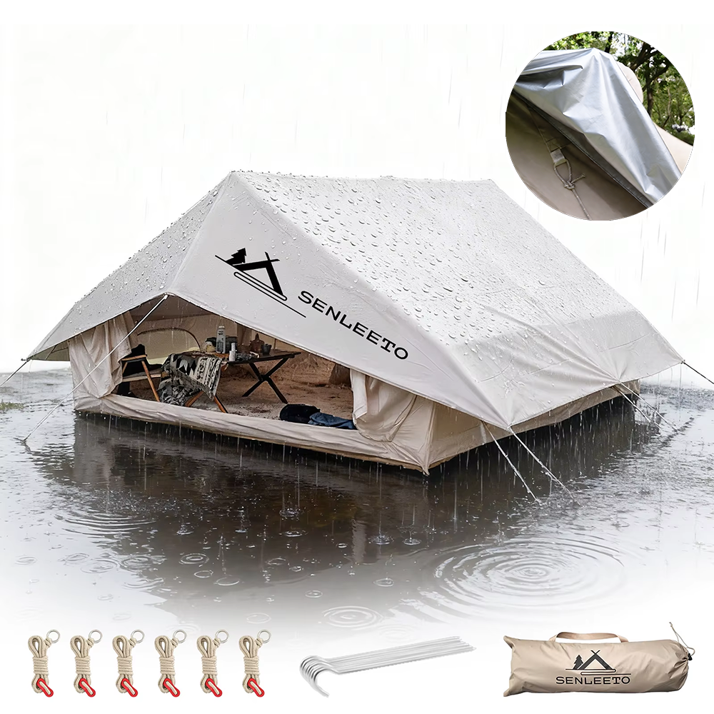 에어텐트 12 6.3 전용 레인 플라이 텐트 타프 방수커버, 캠핑 쉘터 햇빛차단 암막 비가림 경량형, 베이지 74,260원