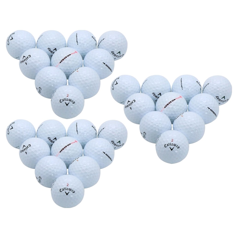 캘러웨이 유니크에픽 골프공 로스트볼 A+ 42.67mm, 1세트, 30개입, 화이트 33,500원