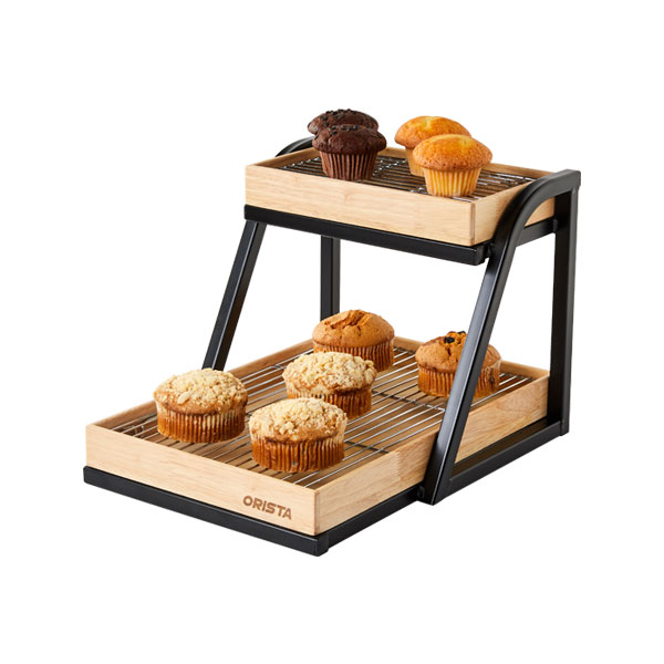 오리스타 몽쉘 베이커리 2단 진열대(스텐망세트) 160,000원