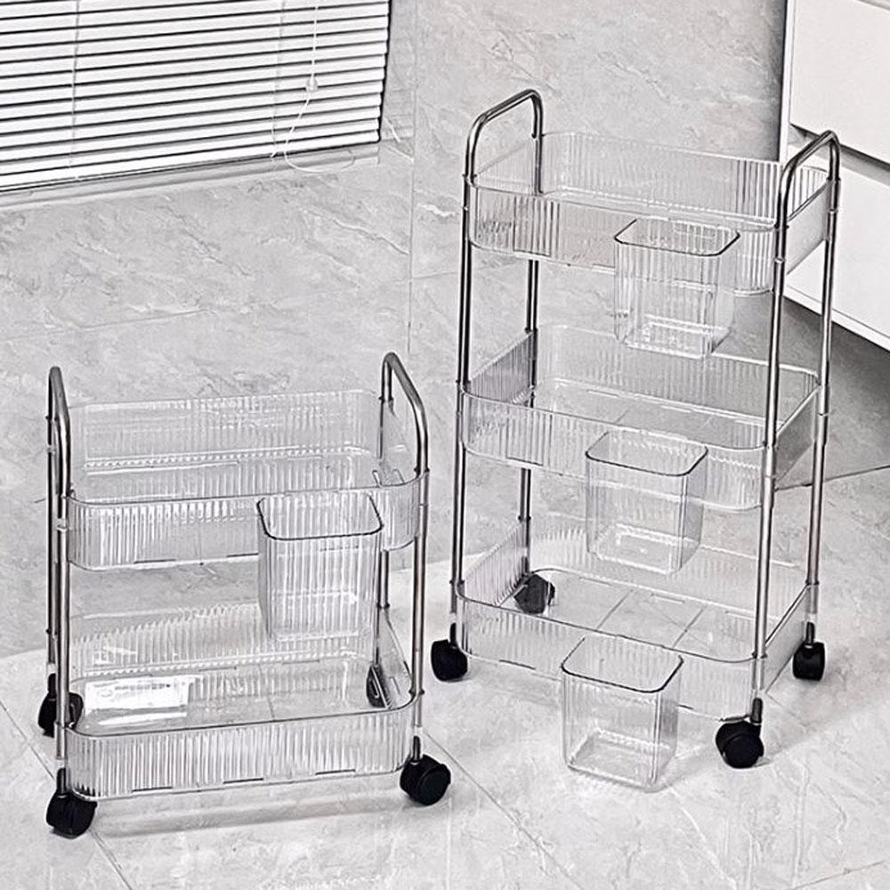 에버로즈 투명 아크릴 다용도 트롤리 15,230원