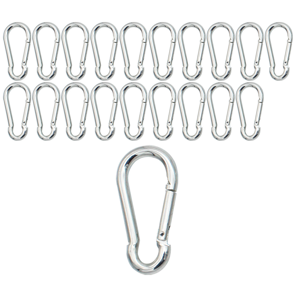 캠프빌리지 캠핑 등산용 강철합금 카라비너 20p, 단일색상 8,080원