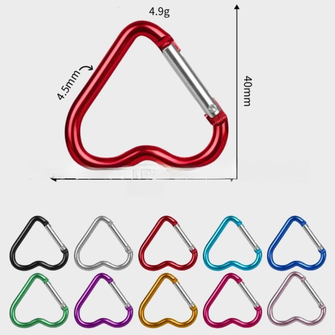 (10p) 하트 카라비너 10개세트 키링만들기 연결깅 6,880원