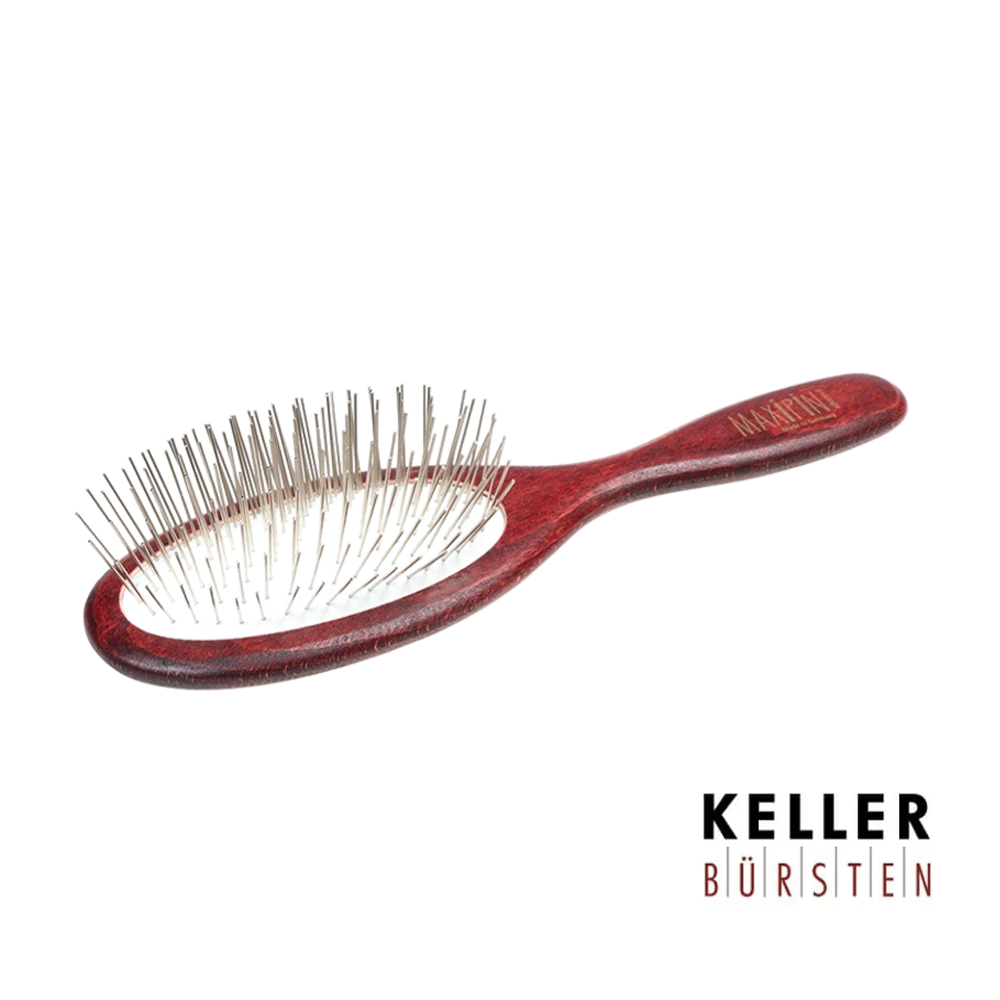 (크라운로얄 샘플증정) 지오디독 독일 켈러 맥시핀 오발 핀브러쉬 S 오발 27mm 소형 중형견 고양이 도그쇼, 1개 30,000원