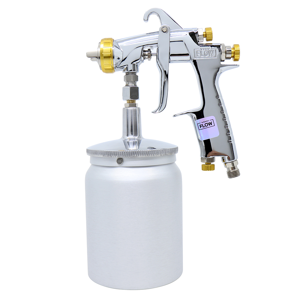 플로우 F100 흡상식 프리미엄 경량 에어 스프레이건 자동차 도장용 도색용 범용 후끼, 1개 49,800원