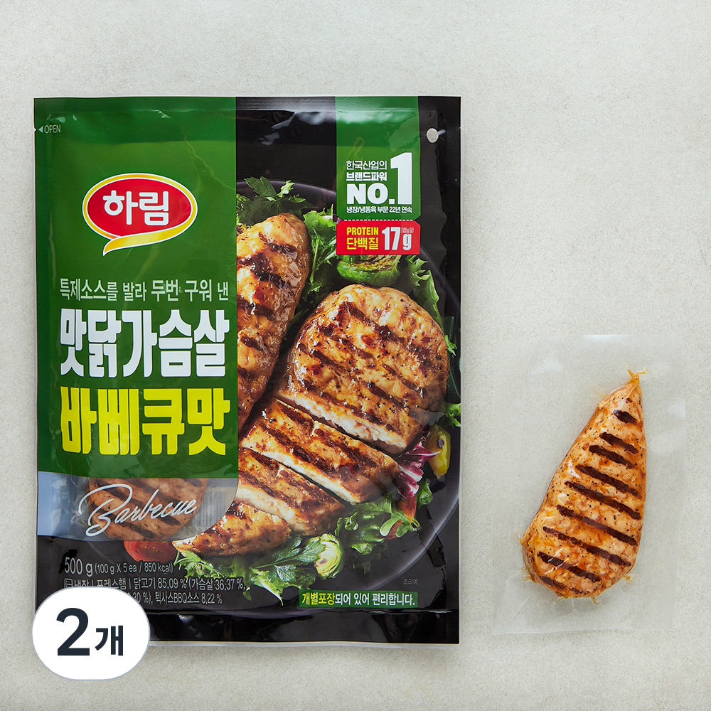 [로켓프레시] 하림 맛닭가슴살 바베큐맛 19,660원