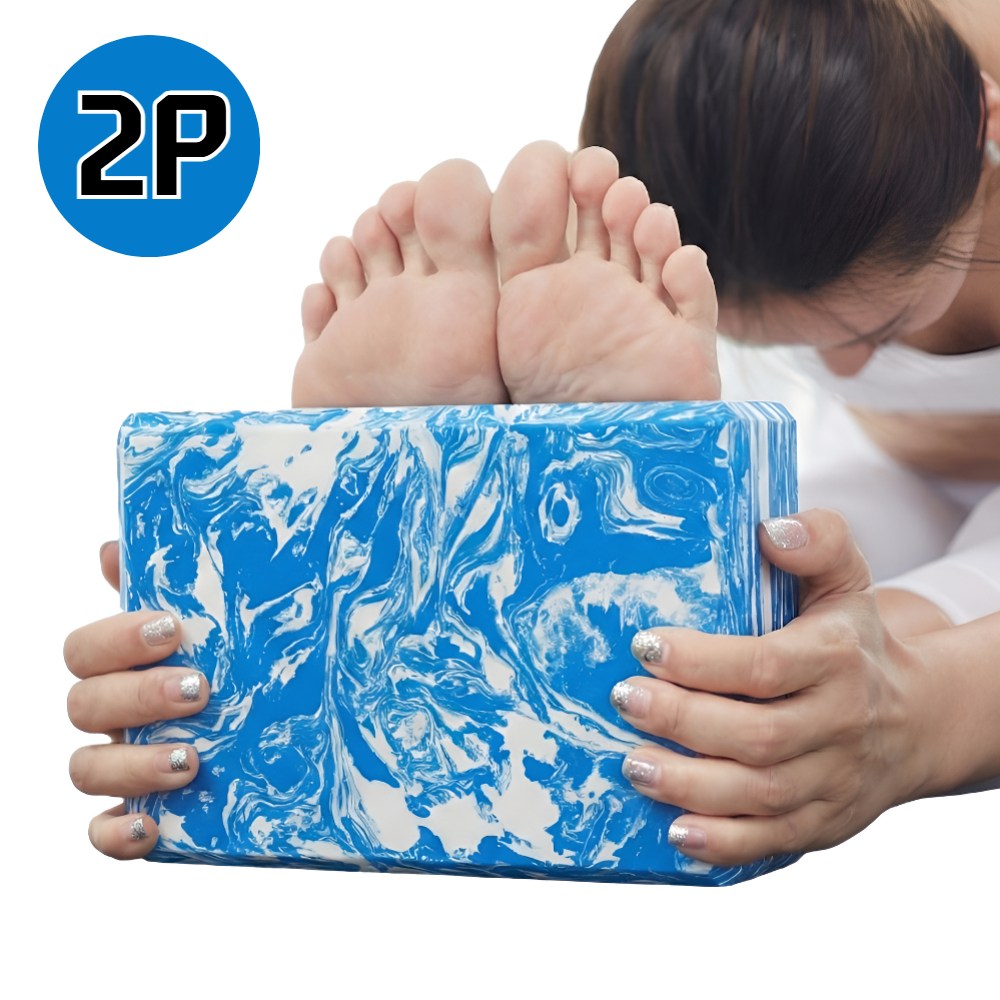 KM SPORTS 물결디자인 요가블럭 폼블럭  EVA소재 벽돌 다양한 컬러 11,980원