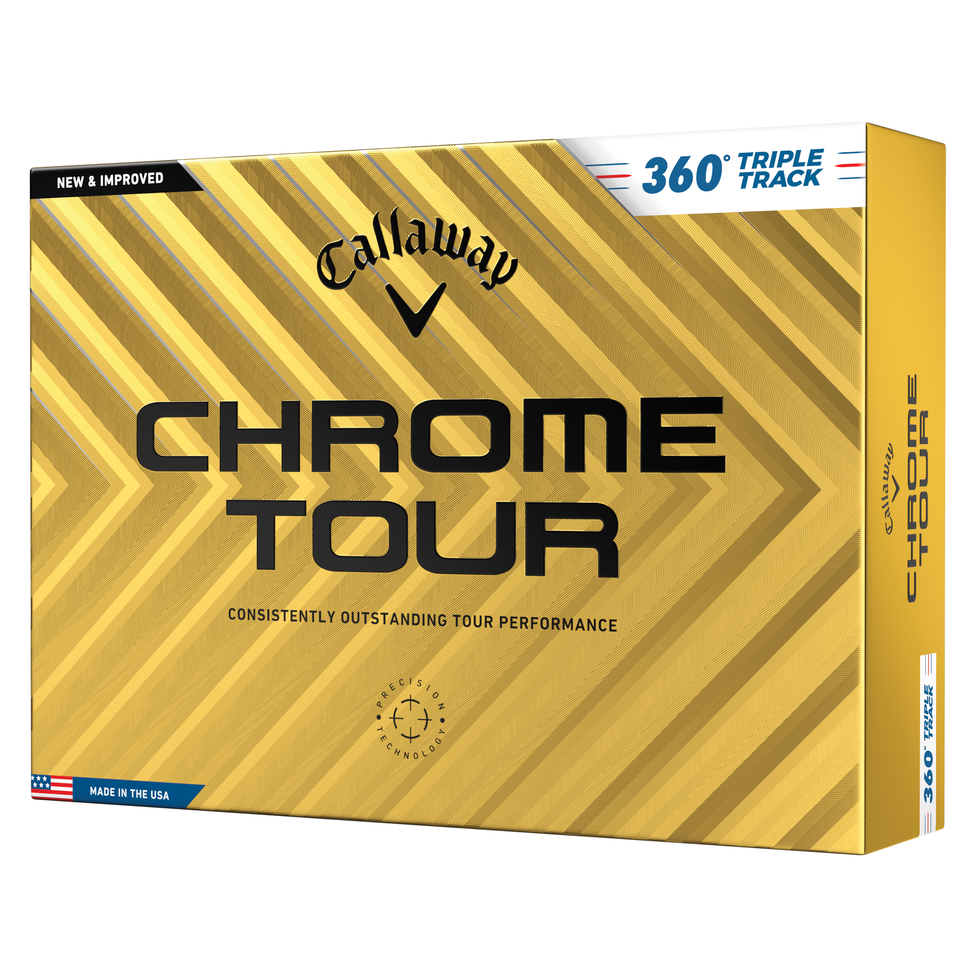캘러웨이 크롬투어 360 트리플트랙 골프공 4피스, 1개, 12개입, 화이트 59,000원