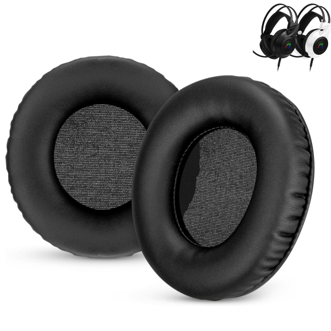 앱코 가상 7.1 RGB 노이즈 캔슬링 마이크 게이밍 헤드셋 N460 이어패드 쿠션 헤드셋 커버 헤드폰 호환 스펀지 귀마개 교체 좌우 1쌍 8,200원