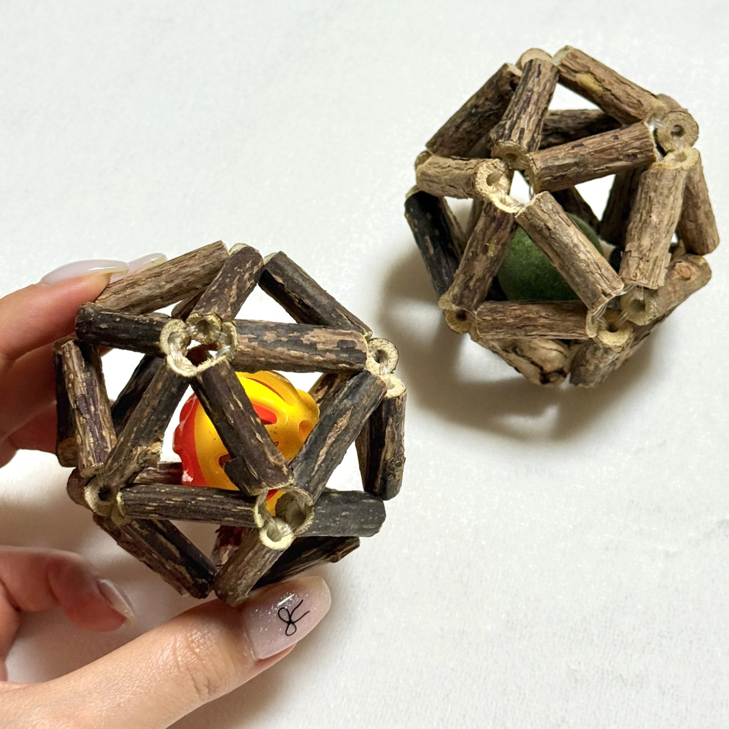 고양이 마따따비 캣닢볼, 방울볼 CB-32, 우드, 1개 10,270원