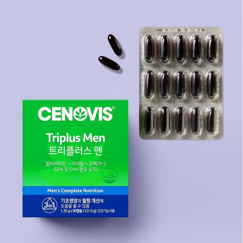 세노비스 트리플러스 맨 멀티비타민 121.5g 50,070원