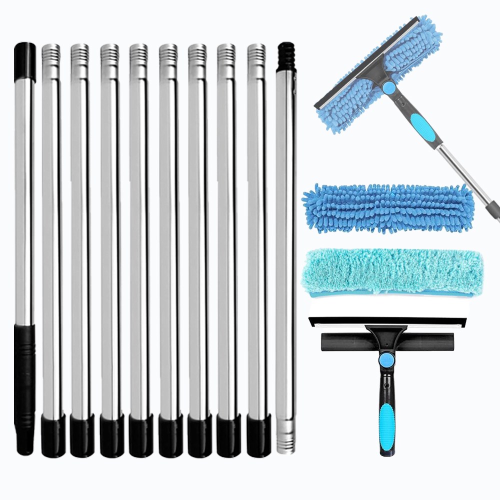 아띠꼴로 간판 청소 유리창 닦이 창문 외벽 청소도구 장대, 1세트 23,500원