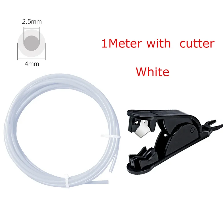 Bambu Lab  PTFE 튜브 2 5mm P1S AMS A1 미니 3D 프린터 토 파이프 X1C 커넥터 흰색 회색 LITE 12,800원