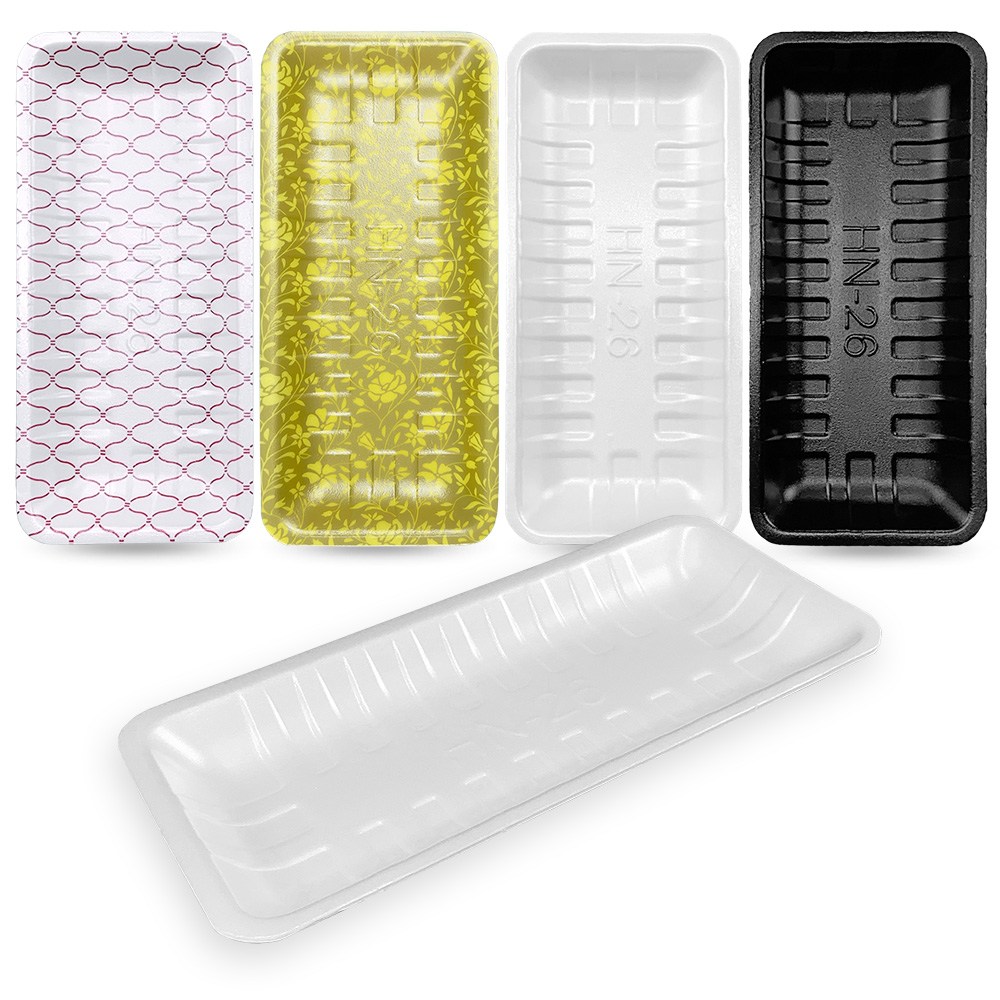 올플러스 PSP트레이 26호 스티로폼용기 정육점 고기포장, 1개, 100개입 14,000원