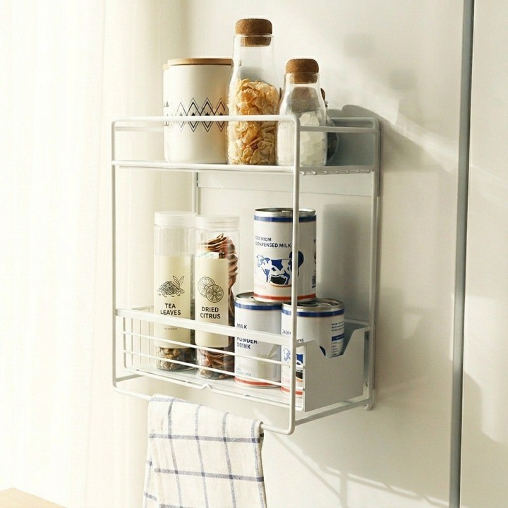 란몰 다용도 슬라이딩 냉장고 틈새 자석 수납선반 24,800원