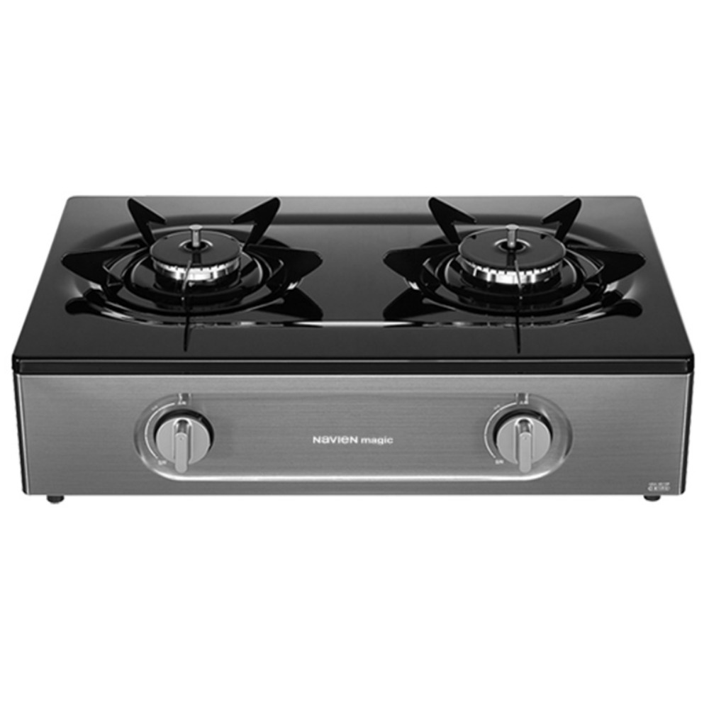 나비엔 매직 가스레인지 2구 가스렌지 메탈실버 안심센서 원터치 에코 110,000원