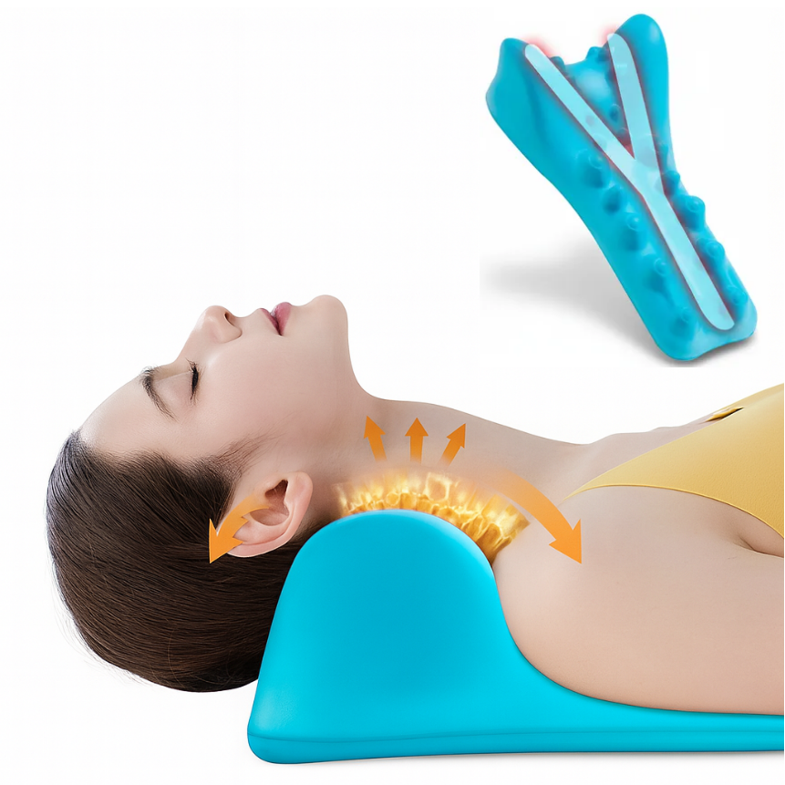 목마사지기 거북목 등 어깨 지압기 스트레칭 견인기 12,500원