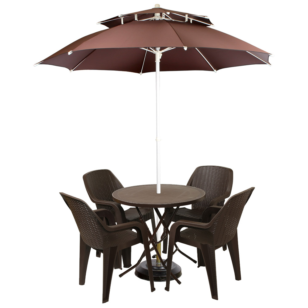 (창신) 국산 특허 원터치 파라솔세트 테이블 라탄팔걸이 의자 편의점 야외 165,900원