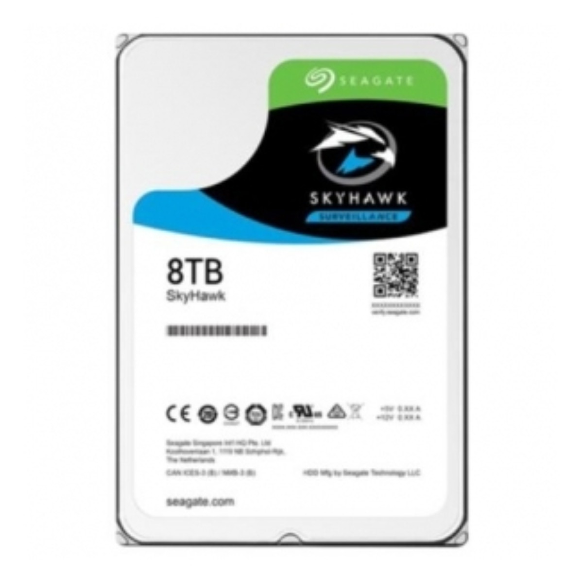 SEAGATE 시게이트 SKYHAWK 스카이호크 정품 DVR NVR 저장 보안 감시 CCTV 전용 3.5HDD SATA 8TB 5400RPM 64MB ST8000VX010 499,000원