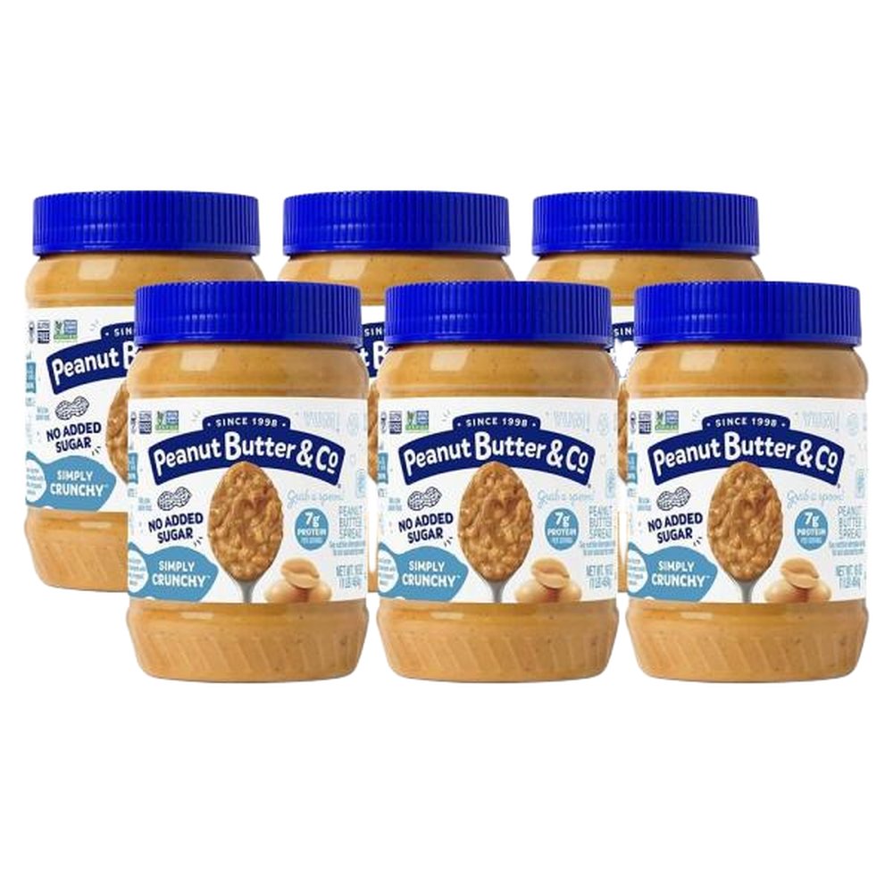 Peanut Butter Co 피넛 버터 454g 6팩 크런치 Peanut Butter Co. Simply Crunchy No Sugar Added 195,160원