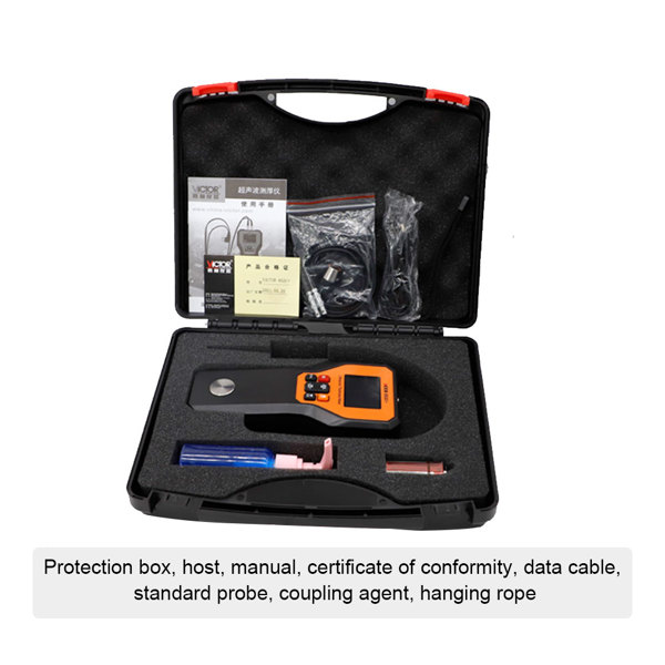 지능형 초음파 두께 측정기 5MHz 1.2-300mm 금속강철 측정 고정밀 비파괴 검사기 158,300원