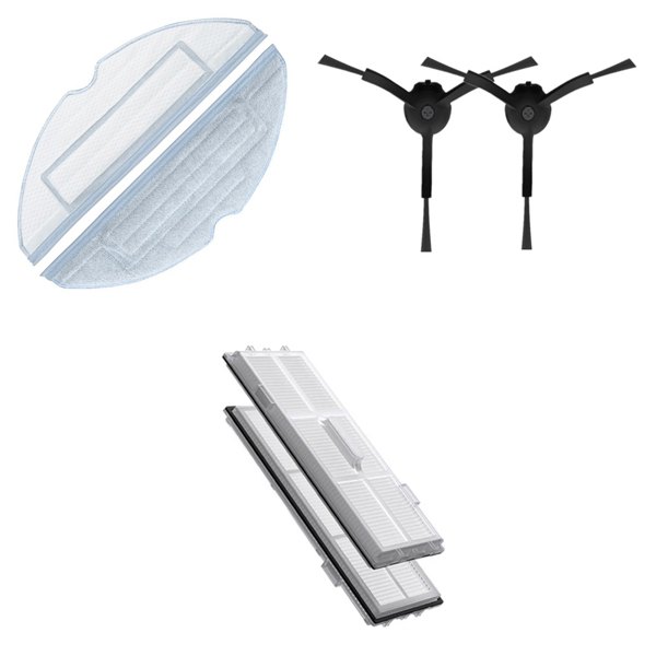 누심비 샤오미 로보락 로봇청소기 s8+ 플러스 사이드브러쉬2개 필터2개 걸레2개, 1개 14,250원