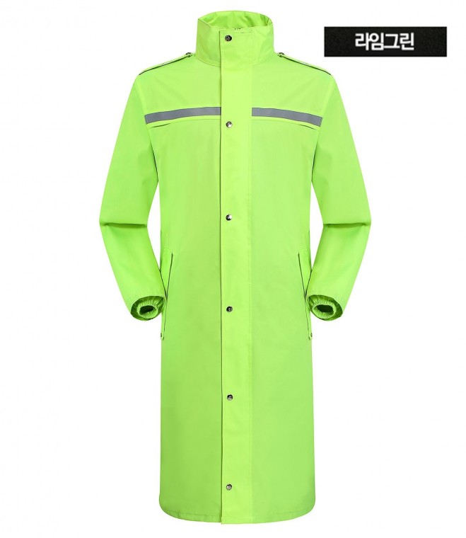 배달 비옷 우비 남여공용 롱코트 방풍 방수 라임그린 70,940원