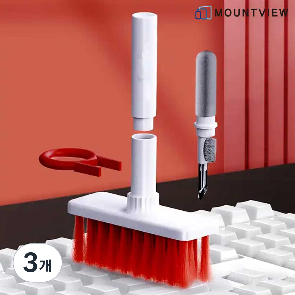 마운트뷰 5in1 키보드 청소 키트 에어팟 버즈 이어폰 청소솔 + 키캡 리무버 22,670원