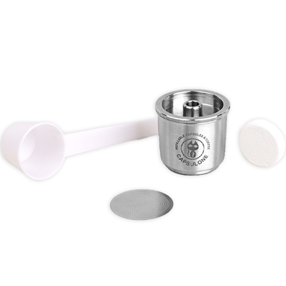 칼딘 일리 커피 재사 재활 다회용 스테인리스 리필 캡슐 + 버블 클리너 세트, 혼합색상, 1세트 19,790원