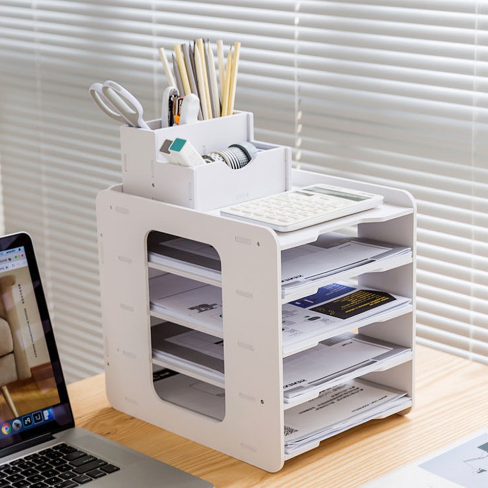 365플레이스 A4 서류 정리 책상 데스크 수납함, 5단 13,880원