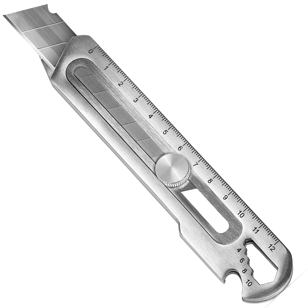 6in1 스텐레스 컷터칼 18mm 올스틸 스텐 공업용 커터칼 전문가용 7,200원