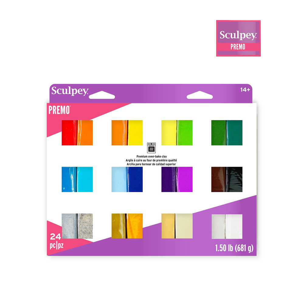 스컬피 프레모 24색 멀티팩 681g 전문가용 폴리머클레이 42,400원