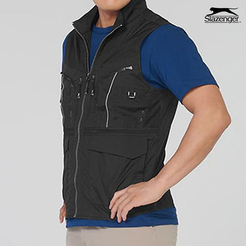 슬레진저 남녀공용 멀티 입체 포켓 메쉬 베스트 블랙 6,060원