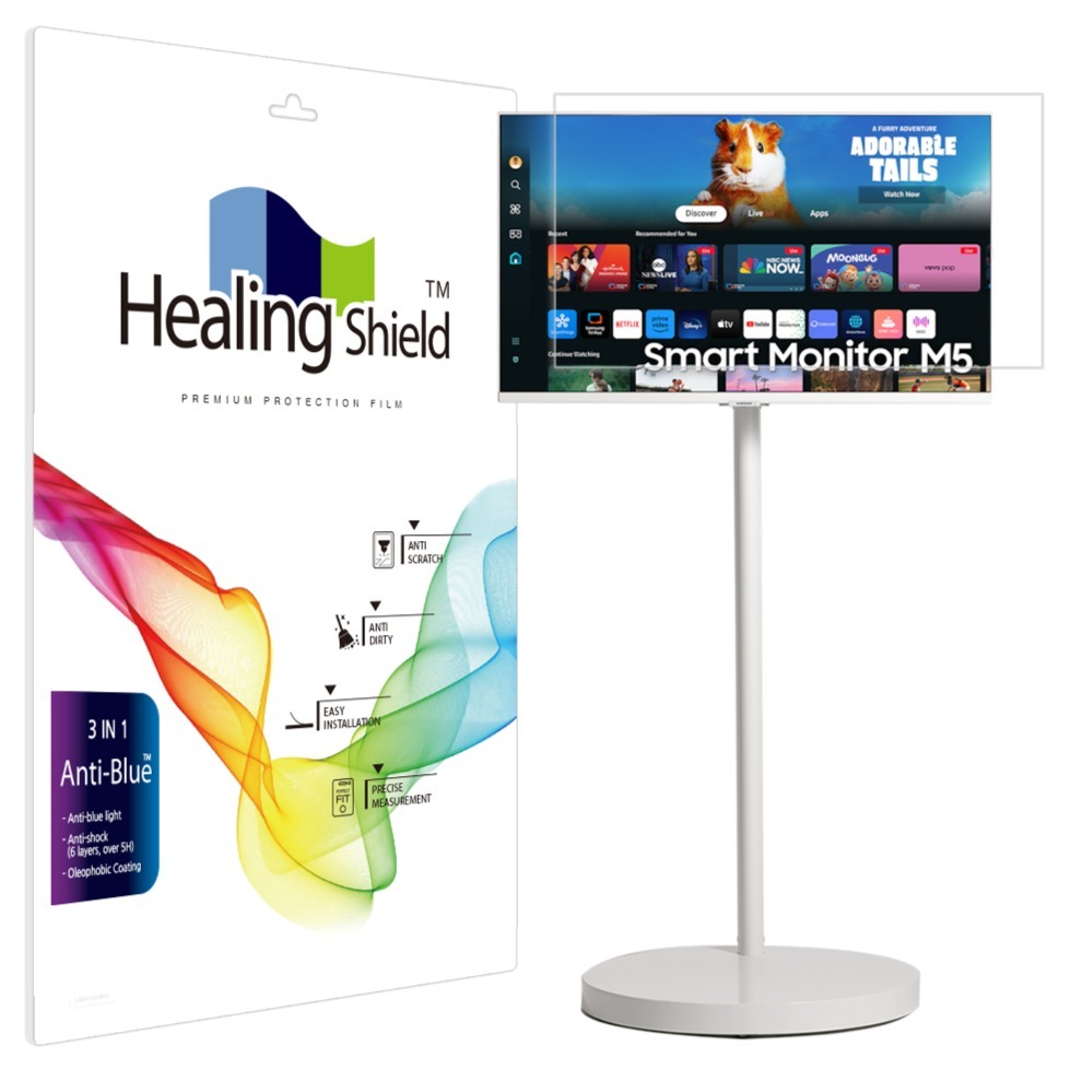 힐링쉴드 삼성 무빙스타일 M5 LS32DM503E 블루라이트차단 액정보호필름 세트 77,820원