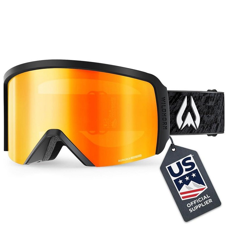 와일드혼 크리스토 스키 고글 남성 여성 100% 자외선 차단 김서림 방지 OTG 스노보드 - 미국 팀 공식 공급업체 스노우 120,200원