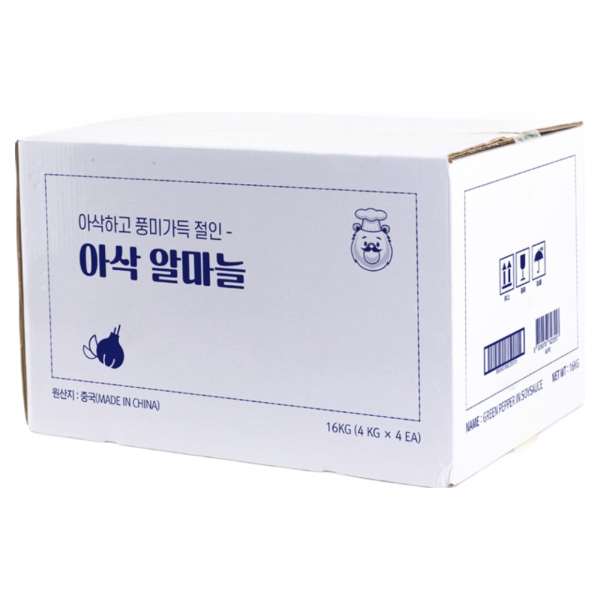 곰테이블 아삭한 알마늘 장아찌, 4개, 4kg 61,900원