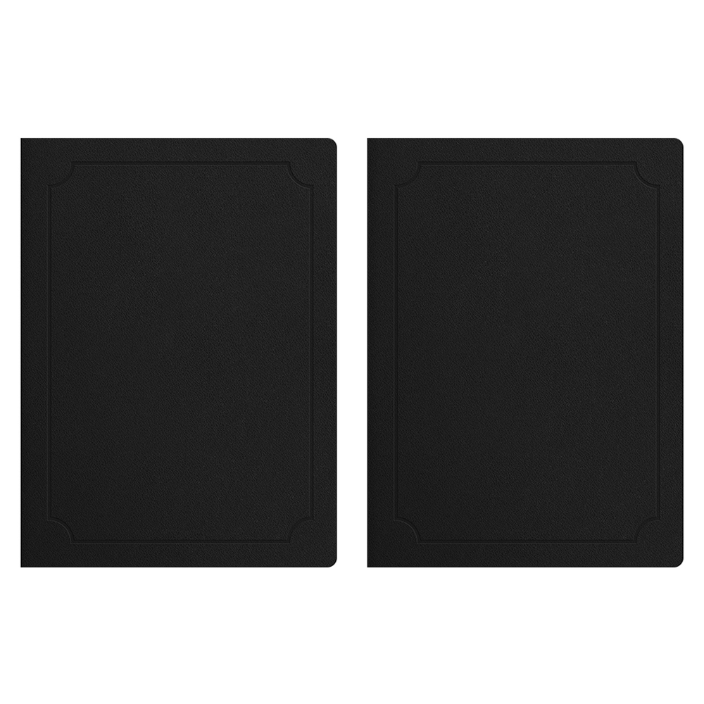 세우세 프리미엄 지레자 상장케이스 라운드형 무지 A4, 검정색, 2개 11,270원