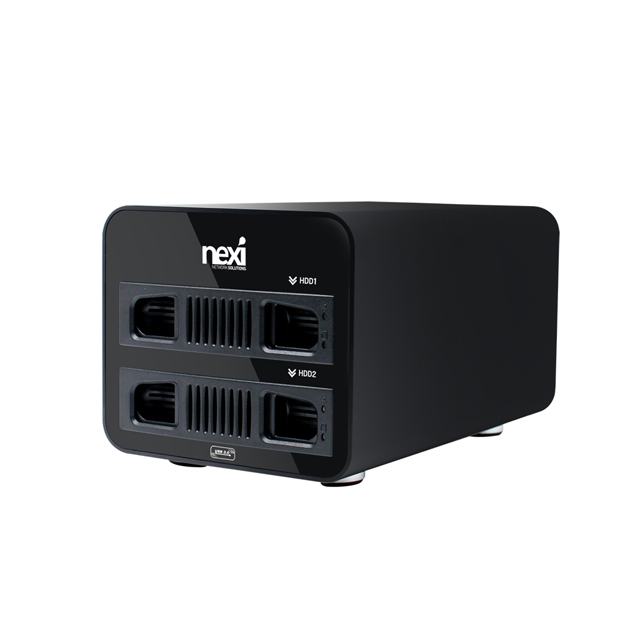 넥시 2BAY RAID USB3.0 데이터 스토리지 외장 케이스 62,900원