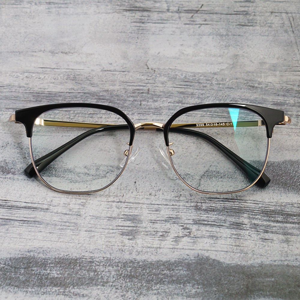 하루홀릭 빈티지 오버사이즈 메탈 콤비 자외선 블루라이트 차단 하금테안경 43,000원