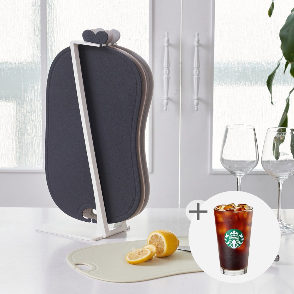 2개 이놀 칼집나지 않는 항균 TPU 이유식 안심 도마 38,900원