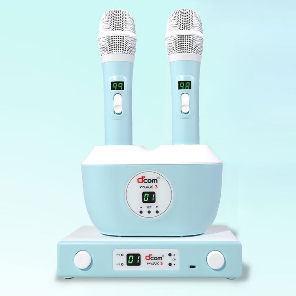 디지탈컴 MAX3 노래방 무선마이크 충전용 핸드2개 금영 태진 호환 285,000원