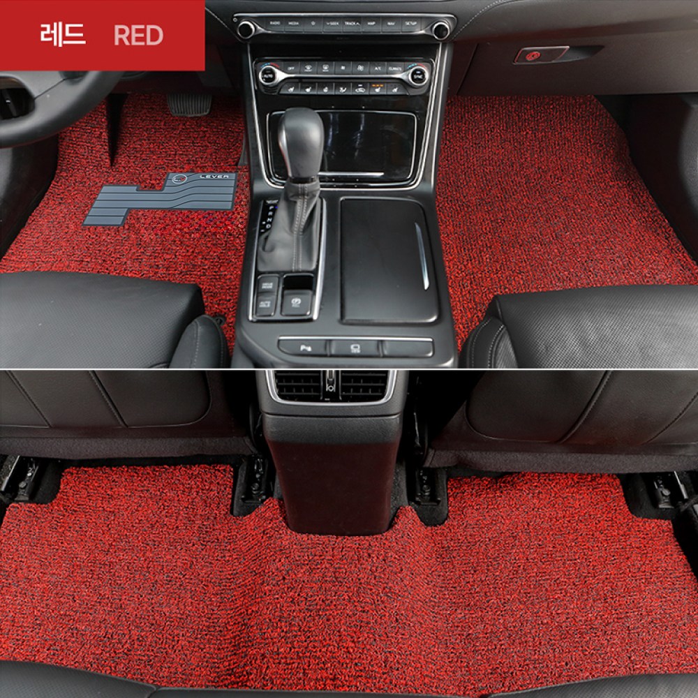 LEVER 현대 디올뉴 팰리세이드LX3 (2025~) 7인승/9인승 가솔린/HEV 실리콘 발판 코일매트 1열+2열+3열 세트, 레드, 64-4 디올뉴팰리세이드LX3 7인_HEV_엣지O 77,000원