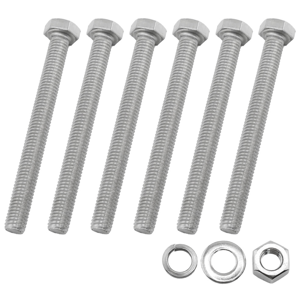 유스툴 스텐 육각 볼트 나사 너트 와셔 포함 서스 304, 1팩, 80mm, M5 6,200원