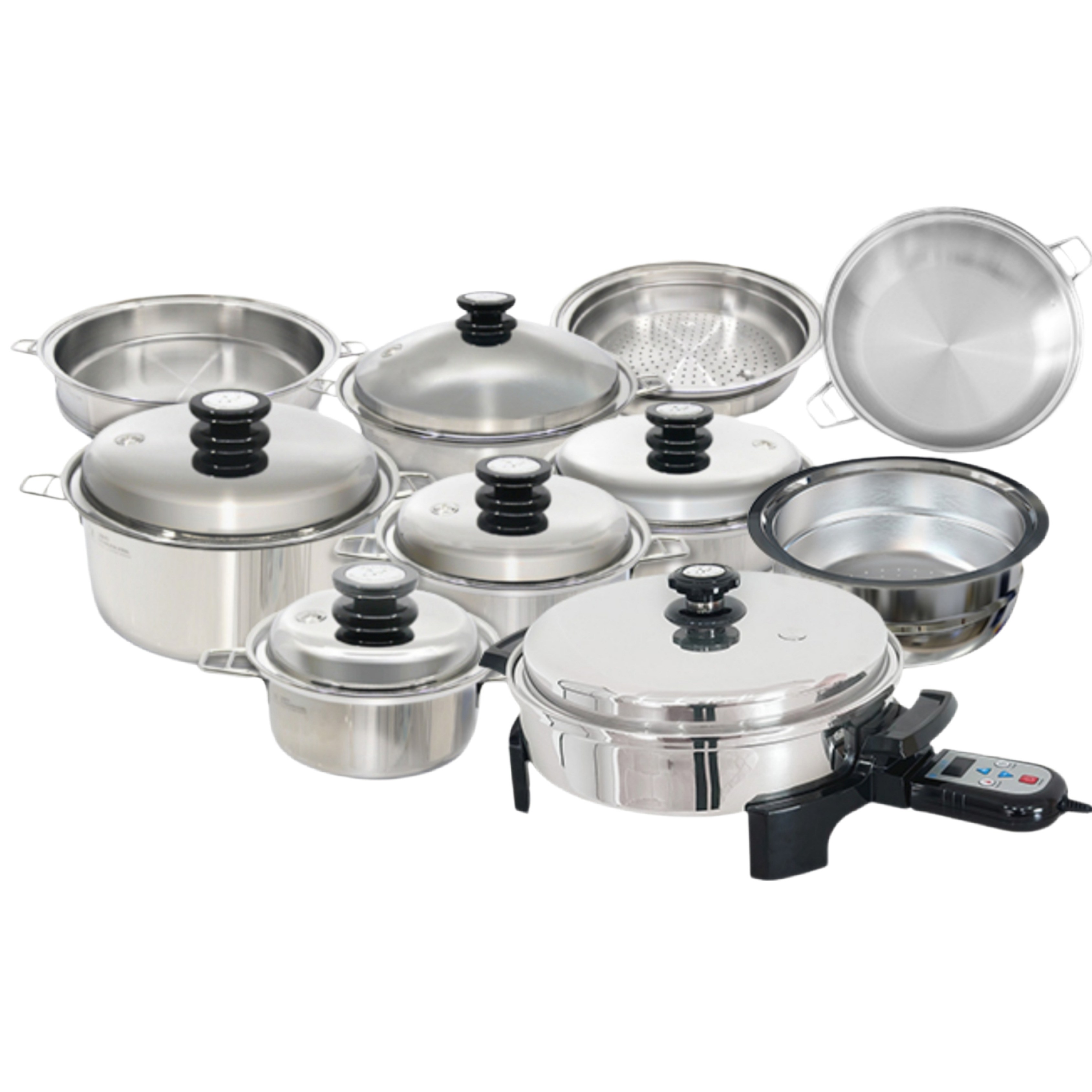 살림의 왕 마마르떼 마스터세트 + 24프라이팬 + 24스티머 + 30 오일스킬렛 전기냄비 뚜껑까지 316Ti, 1개 3,700,000원