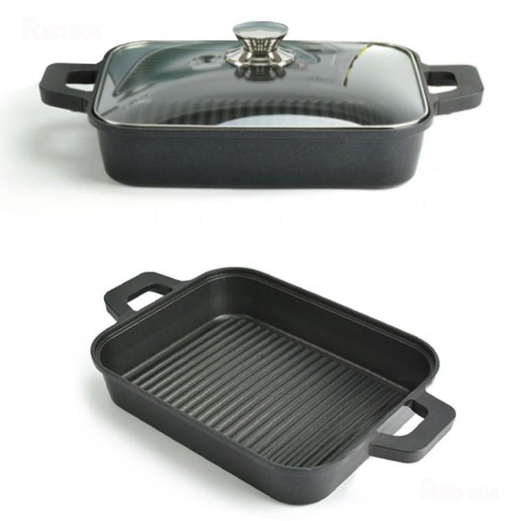 인덕션 가스레인지 겸용 삼겹살 소고기 스테이크 생선 그릴 그릴팬 구이팬 길이 30cm 123,370원