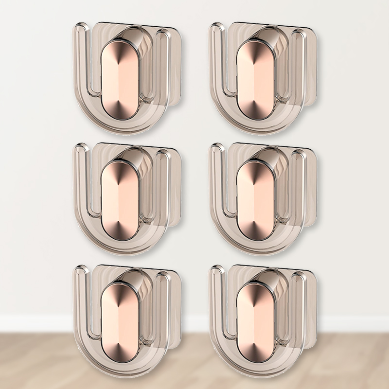 유니팡 무타공 심플 실내화 욕실화 걸이 간편 거치대, 브라운, 6개 12,700원