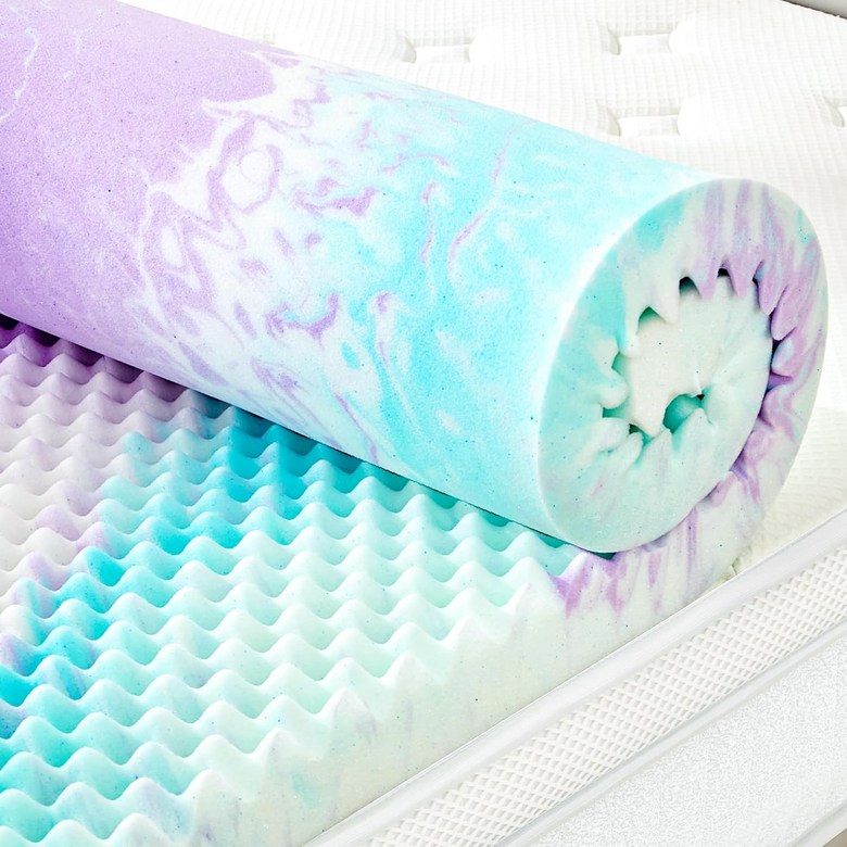 메모리 폼 매트리스 토퍼 트윈 사이즈 허리 를 위한 부드러운 패드 침대 CertiPUR-US 인증 컬러풀 127,810원