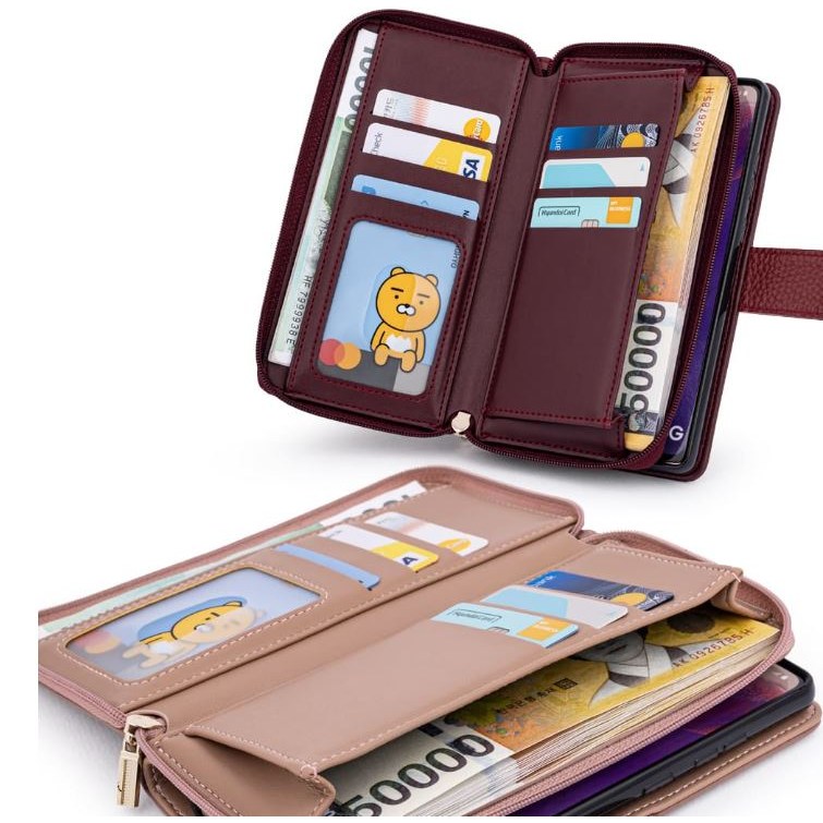 빈센트 천연소가죽 지퍼 다이어리 카드 지갑 케이스 갤럭시S26울트라 SM-S948N 34,700원