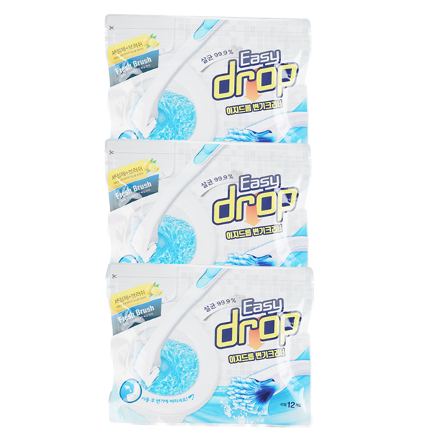 이지드롭 변기크리너 리필 브러쉬팩 3개(핸들 미포함) 13,490원